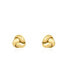 Фото #3 товара Polished Gold Knot Stud Earring