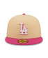 Фото #2 товара Men's Orange, Pink Los Angeles Dodgers 2020 World Series Mango Passion 59Fifty Fitted Hat