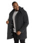 Men's Big & Tall Evans Hood Overcoat
