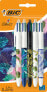 Фото #1 товара Bic BIC 4 Colours Message Botanical blister (5szt)