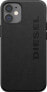 Diesel DIESEL MOULDED PREMIUM LEATHER WRAP CASE IPHONE 12 MINI BLACK standard