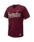 Фото #3 товара Men's Garnet Florida State Seminoles Replica Full-Button Baseball Jersey