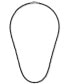ფოტო #2 პროდუქტის Black Spinel Beaded 22" Statement Necklace in Sterling Silver, Created for Macy's