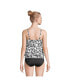 Фото #3 товара Women's DD-Cup Blouson Tummy Hiding Tankini Swimsuit Top Adjustable Straps
