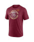 Men's Heathered Burgundy Washington Commanders Sporting Chance T-shirt