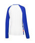 ფოტო #4 პროდუქტის Women's Royal Florida Gators Tinsel Ugly Sweater Long Sleeve T-shirt and Pants Sleep Set