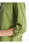 Фото #4 товара LCW Grace Kadın Kaçık Yaka Düz Gömlek