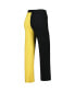 Women's Black, Gold Iowa Hawkeyes Colorblock Cozy Tri-Blend Lounge Pants