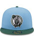 Фото #3 товара Men's Light Blue, Green Boston Celtics Two-Tone 59FIFTY Fitted Hat