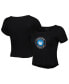 ფოტო #1 პროდუქტის Women's Black Charlotte FC Baby Rib T-shirt