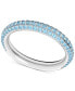 Фото #1 товара Кольцо Swarovski Triple-Row Pavé Crystal Mini Band