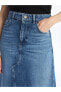Фото #2 товара Джинсовая юбка LC WAIKIKI Standart Fit для женщин