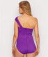 Фото #2 товара Magicsuit 266233 Women's Amethyst Solid Goddess One-Piece Swimsuits Size 14