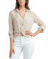 Фото #1 товара Juniors' Twist Detail Button Front Top