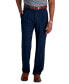 Фото #2 товара Men's Premium Comfort Stretch Classic-Fit Solid Pleated Dress Pants