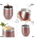 12oz Insulated Wine Tumbler With Lid