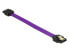 Delock 83688 - 0.1 m - SATA III - SATA 7-pin - SATA 7-pin - Male/Male - Purple