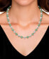 ფოტო #3 პროდუქტის Cultured Freshwater Pearl and Dyed Jade Necklace in 14k Gold