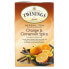 Фото #1 товара Twinings, травяной чай, апельсин и корица, без кофеина, 20 чайных пакетиков в индивидуальной упаковке, 40 г (1,41 унции)