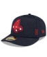 Men's Navy Boston Red Sox 2024 Clubhouse Low Profile 59FIFTY Fitted Hat