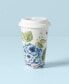 Фото #4 товара Dinnerware, Butterfly Meadow Blue Thermal Travel Mug