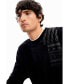 ფოტო #5 პროდუქტის Men's Geometric patchwork pullover