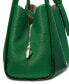 ფოტო #2 პროდუქტის Knott Pebbled Leather Large Shoulder Bag