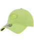 Фото #1 товара Men's Neon Green Green Bay Packers Core Classic 2.0 Brights 9TWENTY Adjustable Hat
