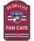 Фото #1 товара Multi FC Dallas 11" x 17" Wood Sign