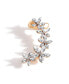 Фото #1 товара Серьги SOHI Embellished Cluster Ear cuff Silver