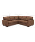 Фото #19 товара Ennia 2-Pc. Leather Sectional Sofa, Created for Macy's