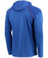 ფოტო #4 პროდუქტის Men's Royal Buffalo Bills Raglan Long Sleeve Hoodie T-shirt
