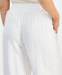 Фото #7 товара Petite Cropped Wide-Leg Pants, Created for Macy's