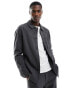 Фото #2 товара Selected Homme hybrid suit jacket in grey check