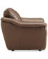 Фото #9 товара Jennard 47" Leather Arm Chair, Created for Macy's