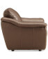 Фото #9 товара CLOSEOUT! Jennard 47" Leather Arm Chair, Created for Macy's