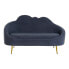 Sofa DKD Home Decor Blue Golden Metal Clouds Scandi 155 x 75 x 92 cm