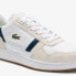 Фото #8 товара LACOSTE T-Clip Tricolour Leather Suede Trainers