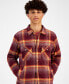 Фото #3 товара Men's Jacob Plaid Shirt Jacket, Created for Macy's