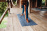 Фото #5 товара Yoga Design Lab Travel Yoga Mat 1.5 mm | Thin, Non-Slip, Foldable, Lightweight, Mat/Towel, Machine Washable | with Carry Strap