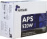 Inter-Tech Argus APS - 520 W - 115 - 230 V - 47 - 63 Hz - +12V1,+12V2,+3.3V,+5V,+5Vsb,-12V - Active - 120 W