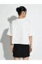 Kadın T-shirt Beyaz 4sak50306ek