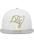 Фото #2 товара Men's White, Gray Tampa Bay Buccaneers 40th Season Gold Undervisor 59FIFTY Fitted Hat