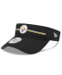 Фото #2 товара Men's Black Pittsburgh Steelers 2023 NFL Training Camp Adjustable Visor
