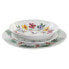 Фото #3 товара Набор посуды DKD Home Decor Тропический Белый Разноцветный Фарфор (18 Предметы)