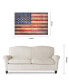 'American Dream' Arte De Legno Digital Print on Solid Wood Wall Art - 45" x 30"