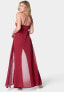 ფოტო #2 პროდუქტის Women's Overlay Halter Jumpsuit