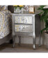 Фото #8 товара Furniture Catrina Modern Victorian Mirrored Nightstand