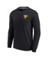 Фото #3 товара Men's and Women's Black Pittsburgh Penguins Super Soft Long Sleeve T-shirt