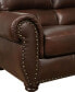 Фото #4 товара Arther 85" Leather Traditional Sofa